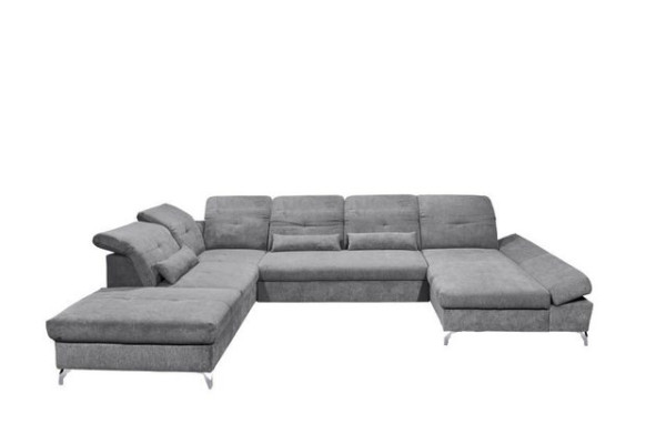 ED EXCITING DESIGN Wohnlandschaft Melfi, mit Schlafunktion, Bettkasten, Kopflehnenfunktion, verstell
